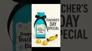 DIY Teacher&rsquo;s Day Gift Box 🎁 | Easy Handmade Gift Idea for Teachers Day 2025 #shorts #papercraft