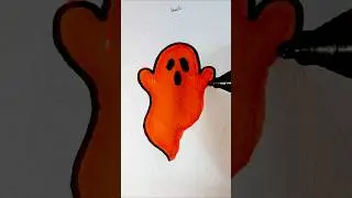 👻🤪#shorts #viralshorts #art #drawingvideo #kidsart #diy #youtubeshorts #satisfyingvideo #colormixing