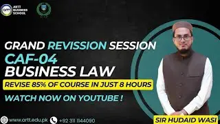 Day 01 - Part 1 CAF 4 - Business Law Grand Revision Orientation & Mistakes to Avoid