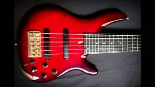 Yamaha TRB 6P fretless bass - sound example (