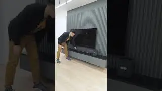 Консольная ТВ-тумба на усиленных навесах