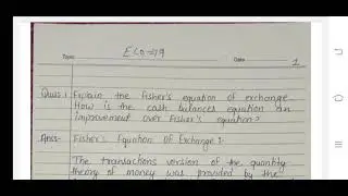 ECO 9 Ignou Solved Assignment