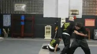 In line Self Defense White Sash