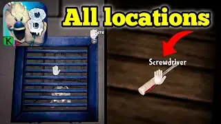 all locations of screwdriver in ice scream 8 final chapter ● screwdriver locations in ice scream 8