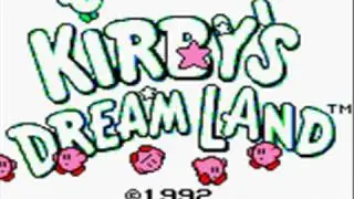Kirby's Dreamland Title Screen