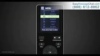 Kyota Yosei Massage Chair - How To Use The Remote Control