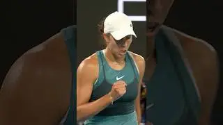 Madison Keys' HUGE backhand 💪