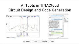 AI Tools in TINACloud: Circuit Design and Code Generation