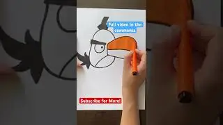 How to Draw Hal from Angry Birds #drawing #angrybirds #drawingtutorials #hal