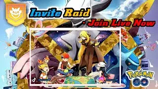 Pokemon Go Live | Invite Raid | Farming