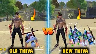 OLD THIVA VS NEW THIVA ABILITY TEST | THIVA CHARACTER ABILITY CHANGE - GARENA FREE FIRE