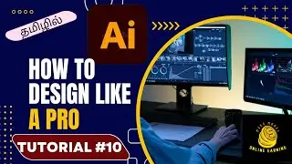 Tutorial #10 | Adobe Illustrator Master Course | How To Create Graphs | Graph Tools | தமிழில்