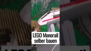 LEGO&reg; Monorail selber bauen #lego #monorail #selberbauen