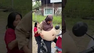 Orang gendut naik sepeda #shorts