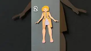 Which style is your favorite 1-3? #shorts #fashion #paperdolls  #diy #draw #art #paperdollsdressup