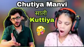 Manvi Yt Exposed Roast @Manvi_Gaming Roast On Manvi Gaming Sali Chuti**ya Manvi