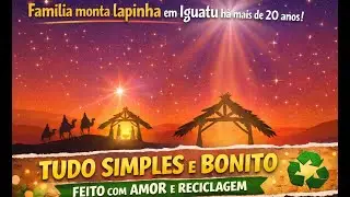 Veja que lindo esse presépio gigante em Iguatu