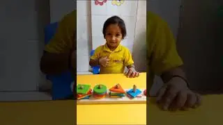 Keshav learning size and shape 🥳