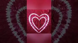 easy tie and dye method ||❤️love ❤️||#love #tiedye #viral #youtubeshorts