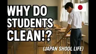 Why Do Japanese Students Clean Their Schools themselves?【Japan Secrets】
