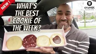 Trying Crumbl Cookies Weekly Flavors | Boston Creme Pie, Caramel Cake | Review | April 18 - 23