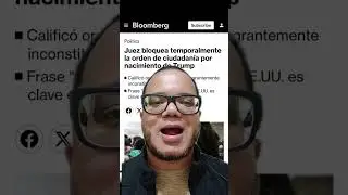 Juez bloquea a Trump. #viralvideo #viralshort #usa #vtuber #viralreels #viralshorts #news #noticias
