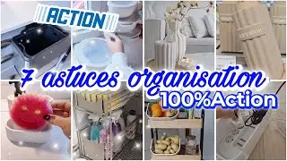 7 ASTUCES ORGANISATION 100% ACTION // ASTUCES POUR LA MAISON PETITS BUDGET | TEST PRODUITS ACTION
