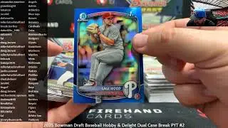 1/23/2026 2025 Bowman Draft Baseball Hobby & Delight Dual Case Break PYT #2