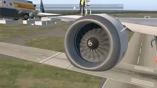 real cfm-leap engine sound boeing 737 max X-plane 11