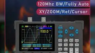 #3in1 Digital Oscilloscope Multimeter Signal Generator Dual Channel 120Mhz Bandwidth 250MSa/s Sampl