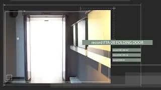 record FTA 20 automatic Folding Door