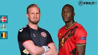 DENMARK vs BELGIUM Goals Highlights - 2021 but in Fifa 21