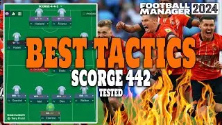 Лучшие тактики FM24 проверены &mdash; SCORGE 442 &mdash; Football Manager 2024