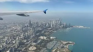 [4K] Stunning Downtown Arrival into Chicago Midway | Airbus A320-214 | N294NV | KPGD - KMDW | G42522