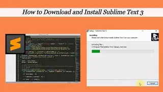 How to download and install sublime text 3 | Sublime Text 3 download