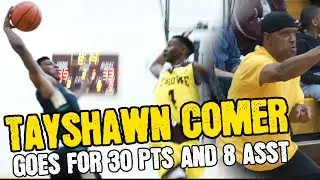 Cathedral's Sophomore Tayshawn Comer IS ON A ROLL Goes for 31 Pts and 8 Asst