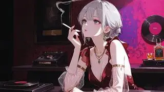 Lofi Jazz Mix - Female Vocals | Late Night &ndash; Smoky Vintage Bar