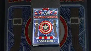 Captain America playing cards by Theory11 #captainamerica #theory11 #marvel #avengers #playingcards