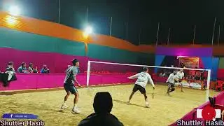 1st Round 4th Match🏸🔥 (Aminul & Sadik) vs (Veer Sanjeeb) At_Kalain_Gumra