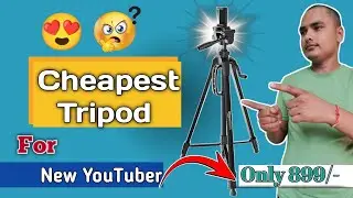 BEST TRIPOD FOR YOUTUBE VIDEOS || SMARTPHONE & CAMERA 2024 ||