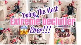 2021 EXTREME DECLUTTER & ORGANIZE WITH ME | Getting Rid of EVERYTHING! 2021 Trying to be MINIMALIST