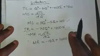 Total cost and Total revenue function