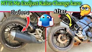 🔥 Yamaha MT-15 Exhaust Change | Best Sound & Performance Upgrade 💨