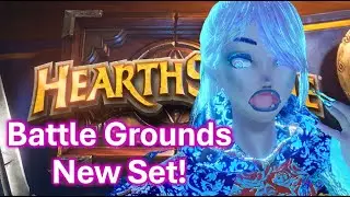 Hearthstone Battle Grounds New Set! and Surprise Vtuber Model Debut (subscribe for stream pet)