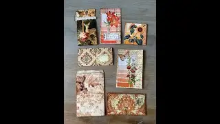 Let&rsquo;s make an Autumn Journal/ 2 Journal cards, 3 Envelopes, Writing space / / Part 7 / Craft with me