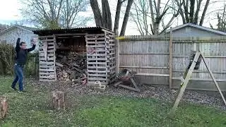 Throwing a double headed axe
