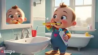 Brush Brush Clean Teeth Rhyme for Kids | Fun Dental Hygiene Song, Nursery Rhymes, Baby Songs & Kids