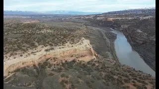 Western Slope Colorado 4k Drone footage Early March 2023