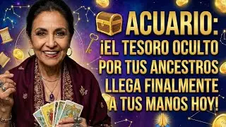 ♒ ACUARIO: El TESORO ESCONDIDO por tus ANCESTROS finalmente LLEGA A TUS MANOS HOY 💰✨📜🗝️🙏