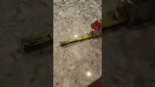 Простая измерительная накладка на дверцу шкафа #diy